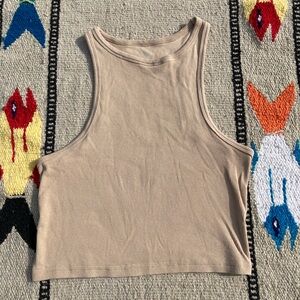 OneStepUp Women’s Tan Crop Top Size Medium